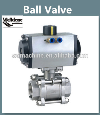 Pneumatic ball valve/mini ball valve/plastic ball valve