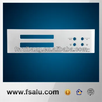 milling/stamping aluminum faceplate