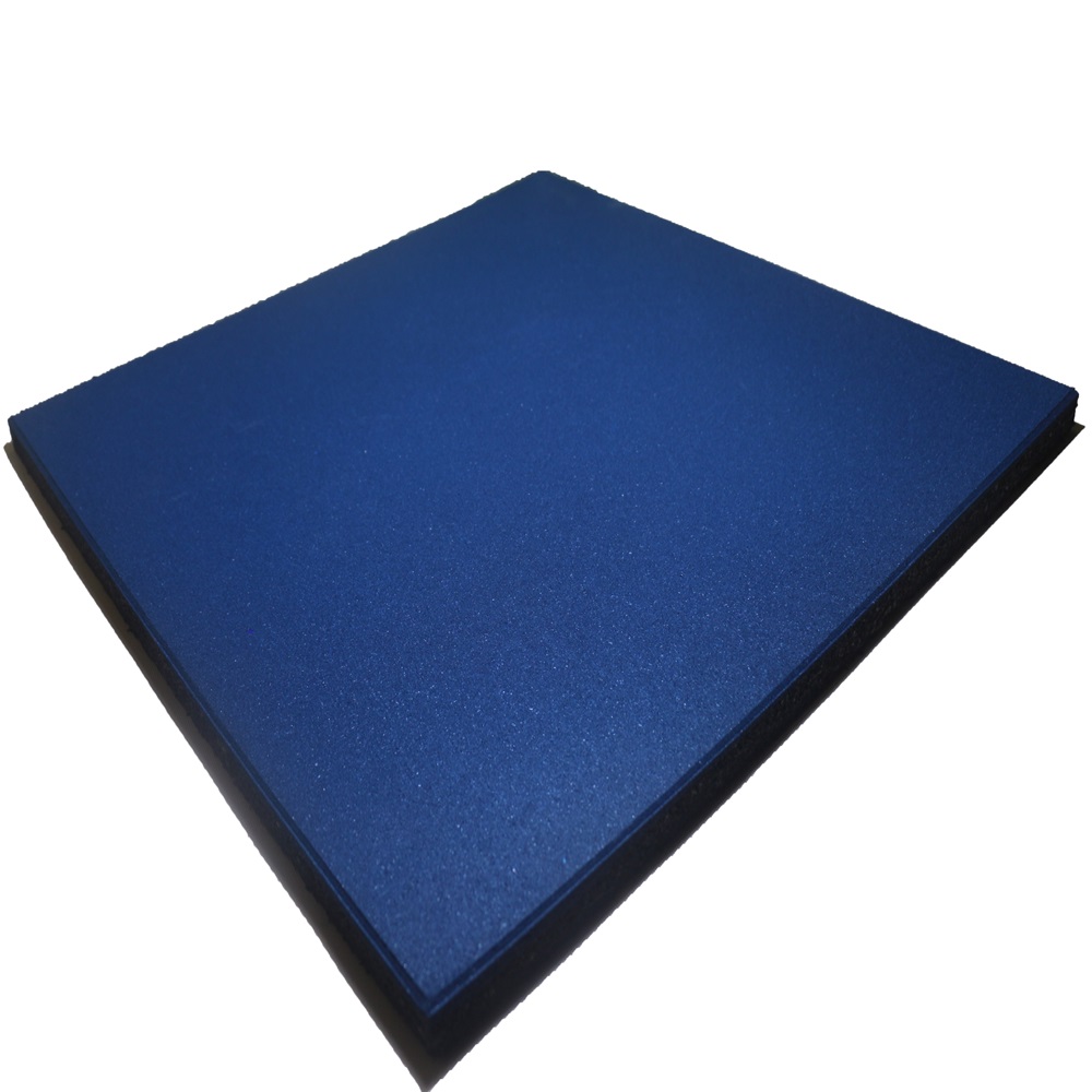 Blue Rubber Tile Flooring