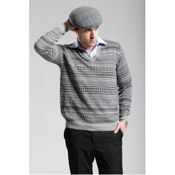 Men\'s Sweater, Made of Acrylic and Wool