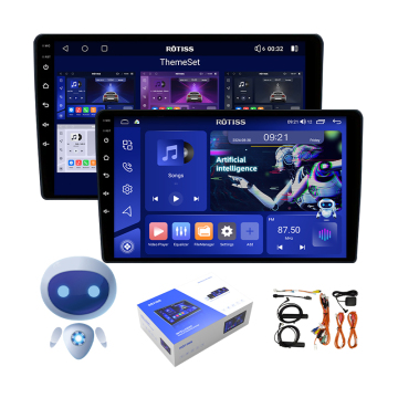 AI 2 Din 9\" 10\" Car DVD Player BT FM Multimedia for Carplay BMW Radio Android Car Display