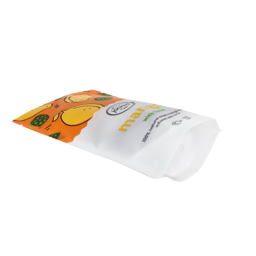 Organické potraviny sušené mangové proužky balení vyrobené z recyklovatelného materiálu