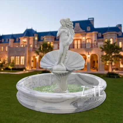 Western Style marble garden fountain leroy merlin