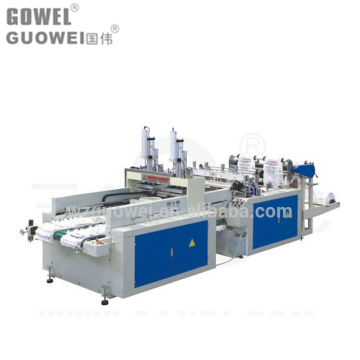 Used Multicolor Automatic Vest Bag Plastic Bag Making Machine DFHQ-450X2 Manual