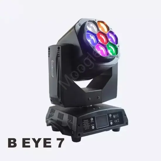 Mini Bee Eye K5 DMX Wash Zoom 4-in-1 RGBW LED Moving Head