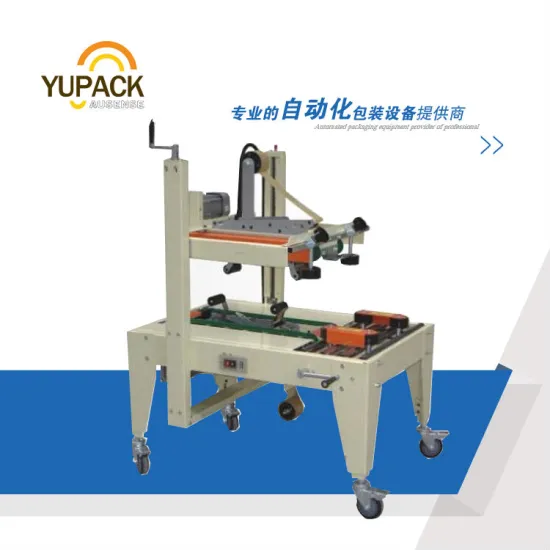 top&bottom belt drive FXJ-6050 semi automatic carton sealer ( have stock)