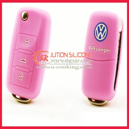 Car accessories silicone car key cover, car key case