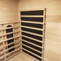 Sala de sauna infravermelha distante