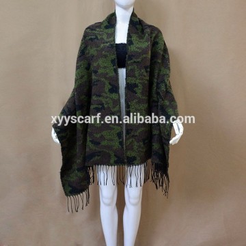 wholesale high quality 100% acrylic fashion military scarf