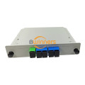 โมดูลการแทรก 1x4 SC / UPC Fiber Splitter
