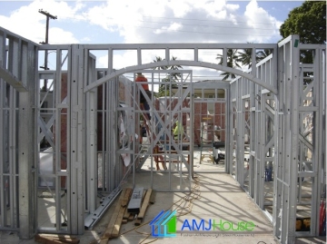 Metal building supply--Foshan AMJ,prefab house