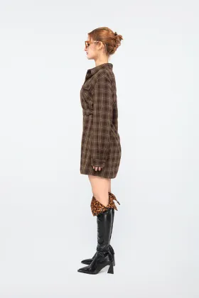 Stylish Plaid Shirt Dress for Everyday Wear
