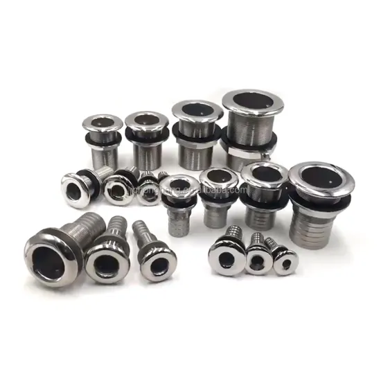 Precision Cast Stainless Steel 316 Marine Intake Strainers and Hull Outlet Connections for Yachts and Boats