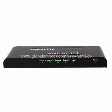 1.3V HDMI Splitter 1 X 4, Supports 3D and CEC