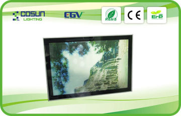 24v Aluminium Slim Led Light Boxes Full Color Exhibition , Single Sided Led Slim Light Box