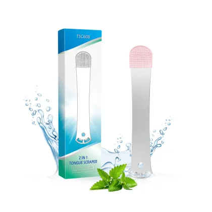 Double-Headed Food Grade Tongue Cleaner
