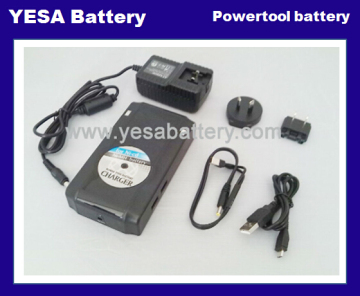 Intelligent for Power Tool battery 4.8V~24V Ni-CD Ni-MH Battery and USBoutput 5V2A for mobile phone ,iPad,note universal charger