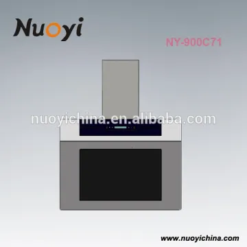 Modern design kitchen appliance wall mounted range hoods from NuoYi