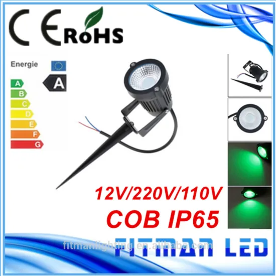 outdoor decorative DC12V 3w cob led garden light