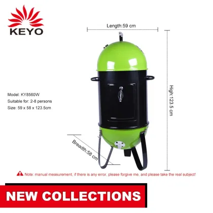 Smoker Bbq multifunction Meat Smoker Charcoal Barbecue Fish Smoker BBQ Grill