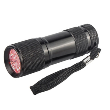 Aluminum Red Light 9 LED Mini Flashlight: Perfect for Vein Finding, Hunting & Night Vision