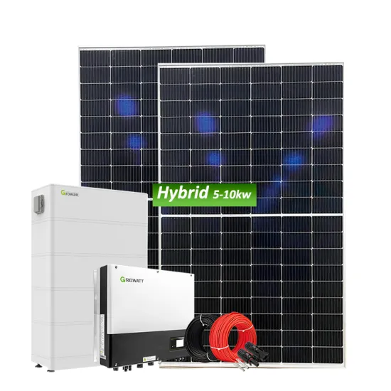 Complete Residential Hybrid Solar Power System Kit: 5000w 5KVA Home Use Solution with Solar Panels
