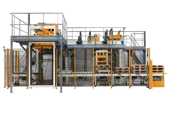 Efficient High Level Palletizing System for Industrial Packaging