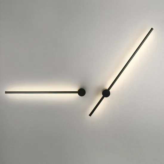 Black Modern LED Wall Lamp for Living Room and Bedroom
