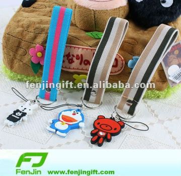 elastic keychain handphone strap