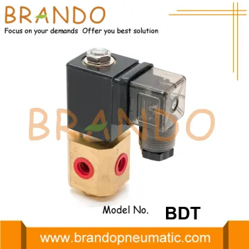 1/8'' 1/4'' 3 Way Brass Electric Solenoid Valve