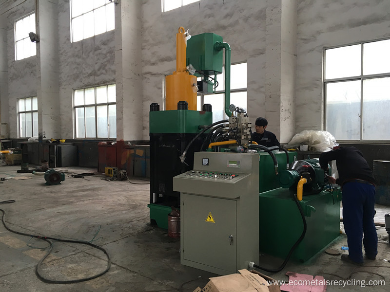 Auto Cast Iron Scrap Metal Briquetting Press