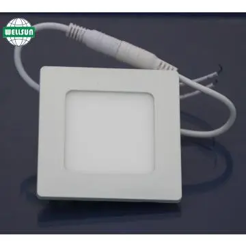 4W Long life span of high lumens led square panel lights