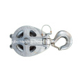 Hung on Angle Steel Aluminum Cable Pulley