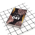 Custom Today Is The Day Style Hardcover Memo Pad Notebook Notebook portatile e diario