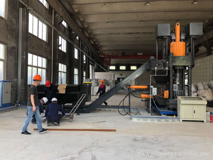 Hydraulic Briquette Press Scrap Metal Recycling Machine