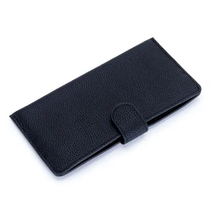 Ladies Long Cowhide Ultra-Thin Large Capacity Mobile Phone Wallet