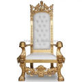 Luksusowy królewski styl złoty biskup biskup krzesła