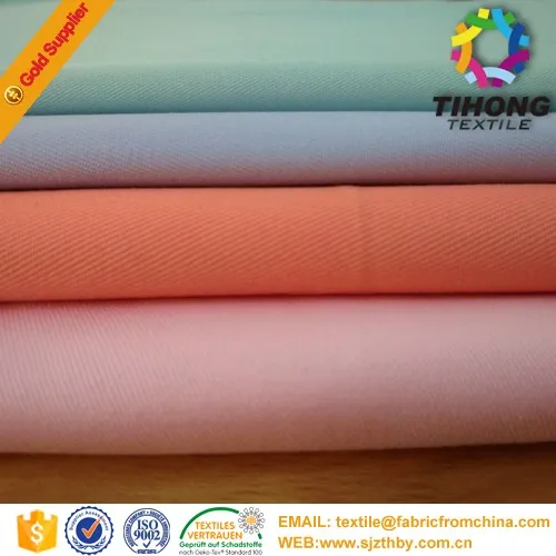 2016 wholesale T/C twill color uniform fabric