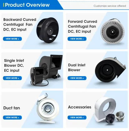 130mm Silent DC Brushless Centrifugal Fan Ventilator