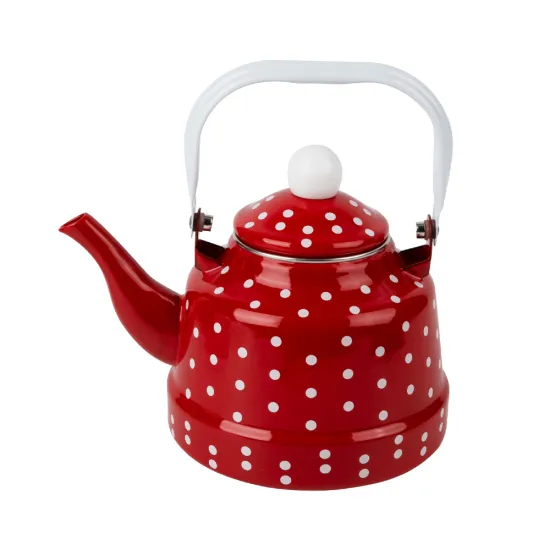 Enamel Teapot with Handle for Teaor Coffee
