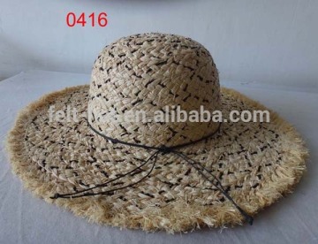 2016 collection 100% woven paper straw bowler hat