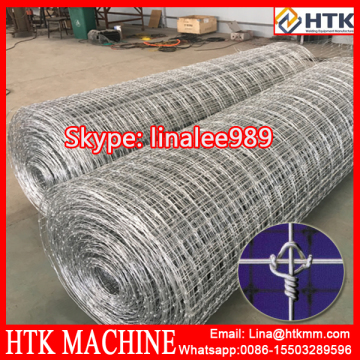 Fixed knot joint hot dipped galvanized horse and sheep wire mesh fence