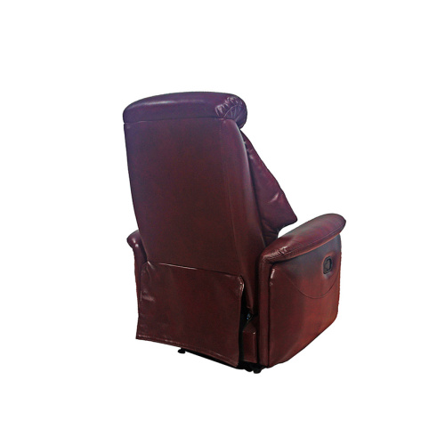 Synthetic Leather Single Manual Recliner Sofa