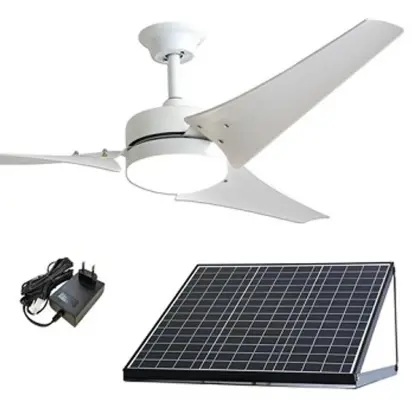 60 Inch 40W Solar-Powered Ceiling Fan for Home Appliances