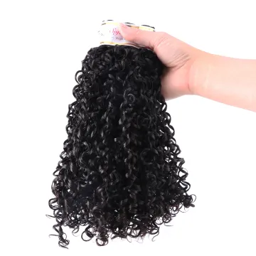 Remy Double Drawn Cuticled Aligned Wholesale Vendors Raw Virgin Extension Pixie Curly Bundles Human Hair