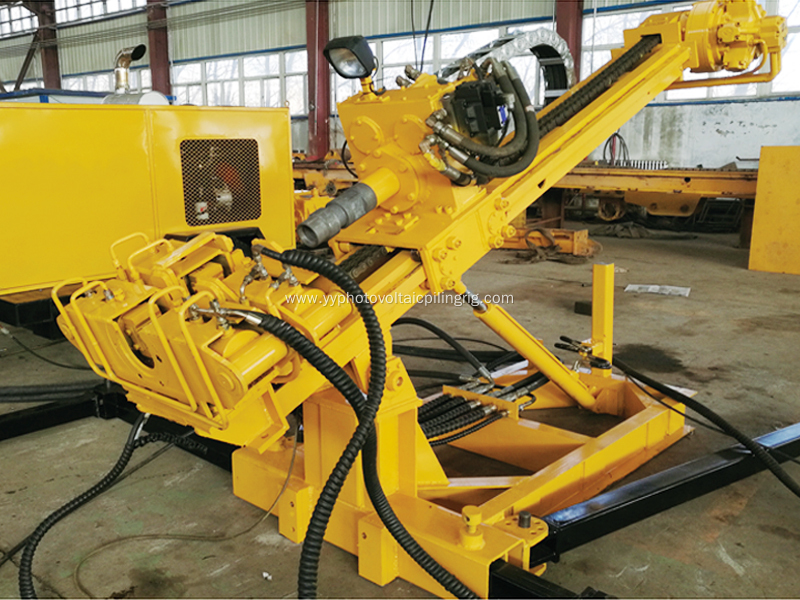 75KW Engine/Motor Water-air Hydraulic Crawler Anchoring Rig