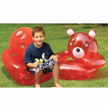 Inflatable Bear Design Sofa Chair for Kids