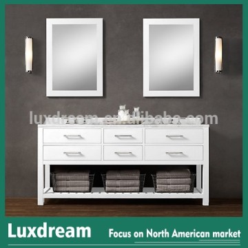 Canadian style double bathroom vanity set