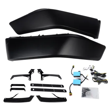 JL Style Fender Flares with Lights for Jeep Wrangler JK 2007-2017