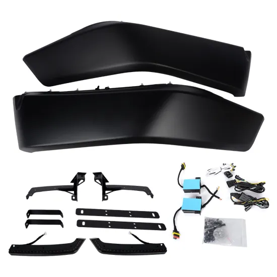 JL Style Fender Flares with Lights for Jeep Wrangler JK 2007-2017